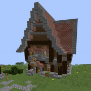 Medieval Island Village Small House