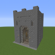 Medieval Kingdom Stone Gate Closed