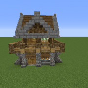 Medieval Rustic Log Cabin 1