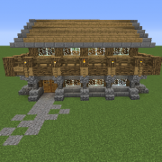 Medieval Rustic Log Cabin 