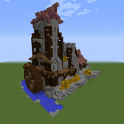 Medieval Steampunk Watermill