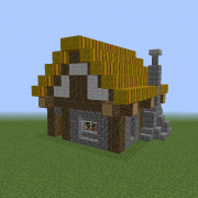 Medieval Thatched Farm House 1
