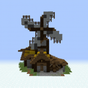 Medieval Village Windmill
