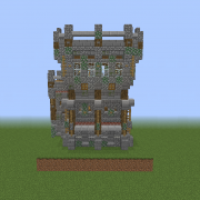 Medieval Wall Corner with Watchtower2 v2