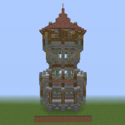 Medieval Wall with Guard Tower2 v2