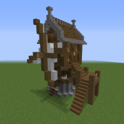 Medieval Windmill and Storage