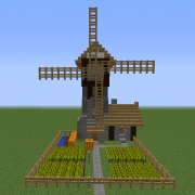 Medieval Windmill Farm House