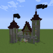 Minecraft: Dwarven Mountainside Castle Tutorial! 