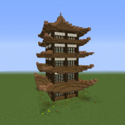 Oriental Building Pagoda