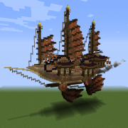 Oriental Steampunk Airship