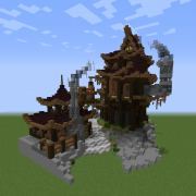 Oriental Steampunk House 3