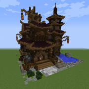 Oriental Steampunk Mansion 2