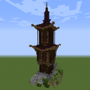 Oriental Steampunk Tower