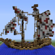 Quirky Medieval Sail Ship