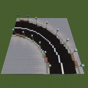 Road Curve Street Segment