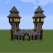 Rustic Medieval Town Gate