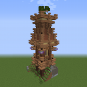 A medieval house and tower  Minecraft designs, Minecraft projects,  Minecraft architecture