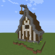 Tall Medieval Unfurnished House 2
