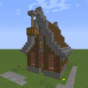 Unfurnished Medieval Brick House 1