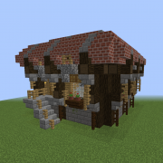 Unfurnished Medieval Detailed Small House