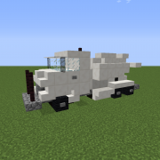 White Cement Truck