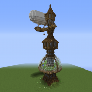 Wizard Tower and Airship 1