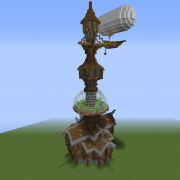 Wizard Tower and Airship 2