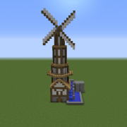 Wooden Windmill 