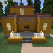 Yellow Suburban House